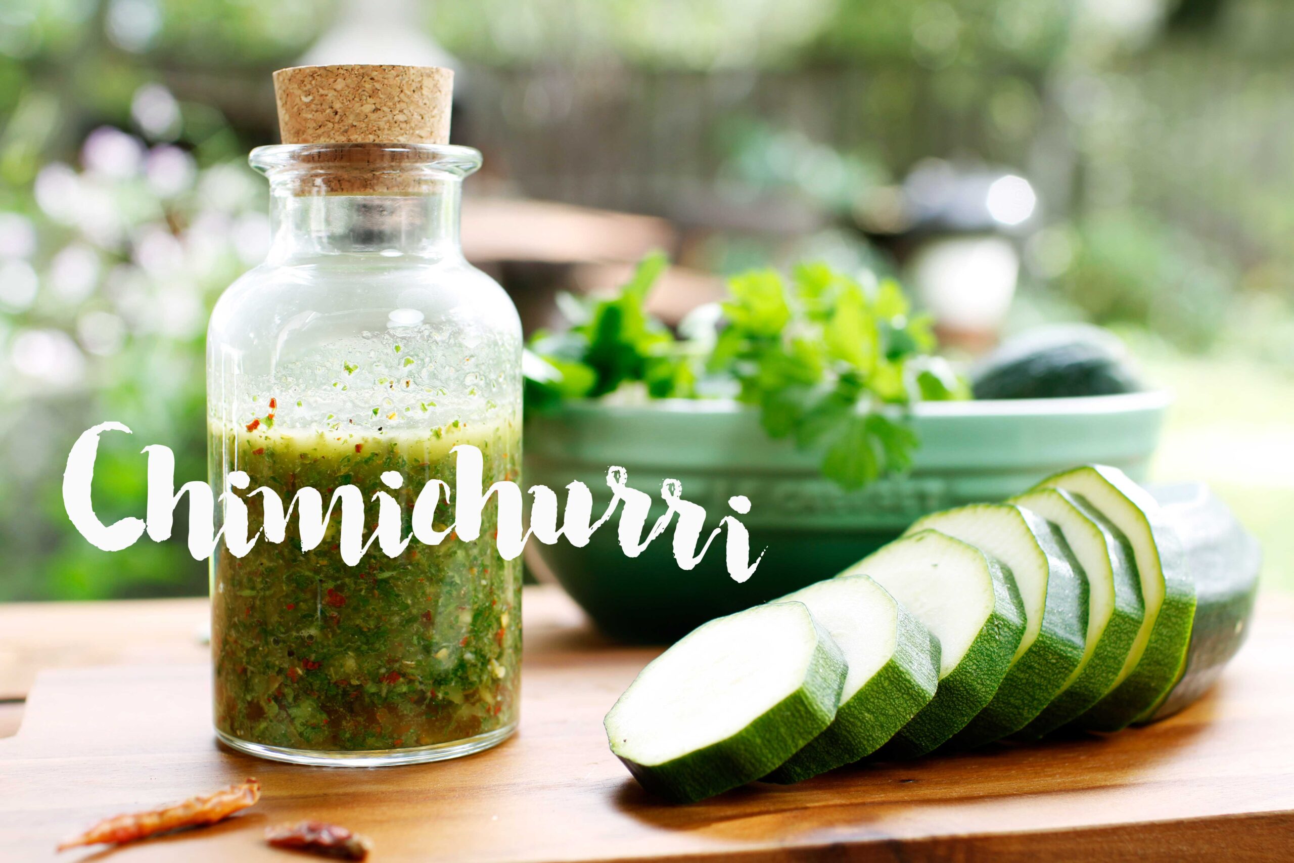 ALT="Chimichurri in glass jar,zucchini,parsley,641 kb"